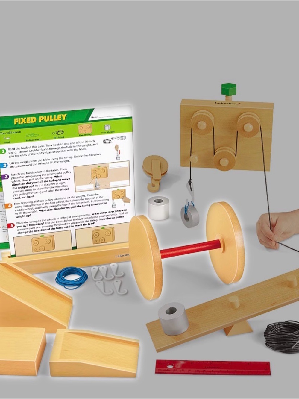 Lakeshore Simple Machines Lab Learning Stem Science Toy New*